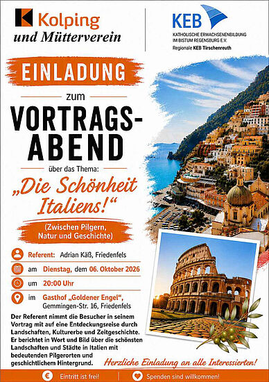 "Die Schönheit Italiens – Zwischen Pilgern, Natur und Geschichte!"